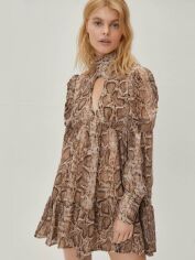 Акція на Сукня коротка жіноча Nasty Gal gzz45298b80 34 Коричнева від Rozetka