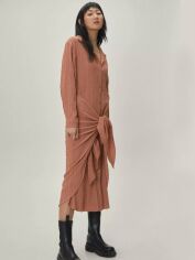 Акція на Сукня-сорочка міді жіноча Nasty Gal gzz44956b80 36 Коричнева від Rozetka