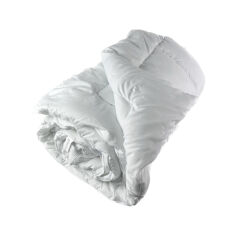 Акція на Одеяло зимнее антиаллергенное Лебяжий пух Руно белое зимнее 140х205 см вес 1200г від Podushka