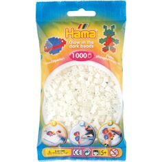 Акція на Набор зеленых светящихся бусин Hama Midi 5+ 1000 элементов 207-55 від Podushka