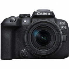 Акція на Фотокамера бездзеркальна Canon EOS R10+RF-S 18-150 IS STM (5331C048) від Comfy UA
