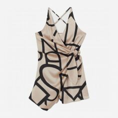Акція на Комбінезон жіночий H&M XAZ162565HVTD 36 Бежевий з чорним від Rozetka