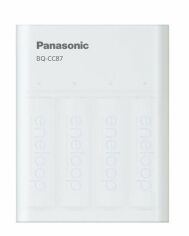 Акція на Зарядное устройство Panasonic USB in/out с функцией Power Bank, для АА/ААА аккумуляторов (BQ-CC87USB) від MOYO