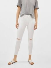 Акція на Джинси Skinny жіночі Bershka XAZ282410AMAE 36 Білі від Rozetka
