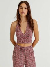 Акція на Топ жіночий Pull & Bear XAZ373871SLVX XL Бордовий від Rozetka