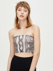 Акція на Топ жіночий Pull & Bear XAZ234319KOYP XS Зміїний від Rozetka