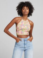 Акція на Топ жіночий Bershka XAZ355543MTHR L Різнокольоровий від Rozetka
