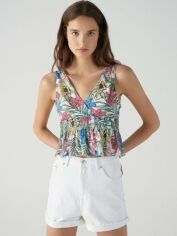 Акція на Топ жіночий Pull & Bear XAZ379228PMRR XS Білий від Rozetka
