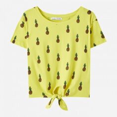 Акція на Топ жіночий Pull & Bear XAZ379240QQVH XS Жовтий від Rozetka