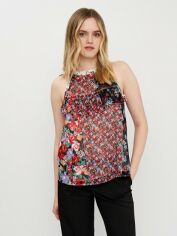 Акція на Топ жіночий Selected Femme XAZ399682GTAP S Різнокольоровий від Rozetka