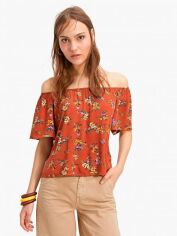 Акція на Топ жіночий Stradivarius XAZ184485BOQK M Цегляний з різнокольоровим від Rozetka