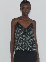 Акція на Топ жіночий Zara XAZ239932SFRV M Чорний від Rozetka