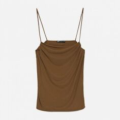 Акція на Топ жіночий Zara XAZ264928CNKS L Болотний від Rozetka