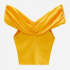 Акція на Топ жіночий Zara XAZ264860NAFU M Жовтий від Rozetka