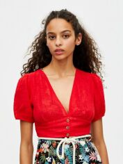 Акція на Топ жіночий Pull & Bear XAZ260528IKRQ S Червоний від Rozetka