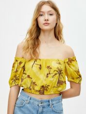 Акція на Топ жіночий Pull & Bear XAZ260521WSHL M Жовтий від Rozetka