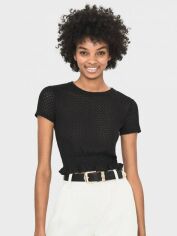 Акція на Топ жіночий Bershka XAZ237714HHBH XS Чорний від Rozetka