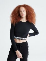 Акція на Спортивний лонгслів жіночий Calvin Klein 603326532 L Чорний від Rozetka