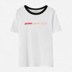 Акція на Футболка Pull & Bear XAZ372821EYNY M Біла від Rozetka