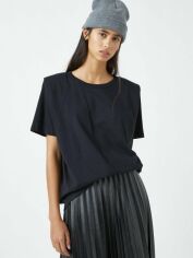 Акція на Футболка Pull & Bear XAZ372889UNKX S Чорна від Rozetka