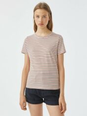Акція на Футболка Pull & Bear XAZ372921GWFZ XL Коралова від Rozetka