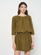 Акція на Плаття коротке жіноче La Redoute XAZ071227FNDE 34 Гірчичне від Rozetka