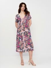 Акція на Плаття міді літнє жіноче Mama Licious XAZ313311OCAF S Фіолетове від Rozetka