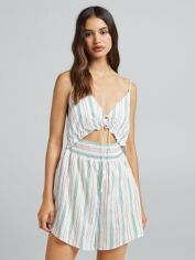 Акція на Комбінезон жіночий Bershka XAZ355172JUEP XS Білий з різнокольоровим від Rozetka