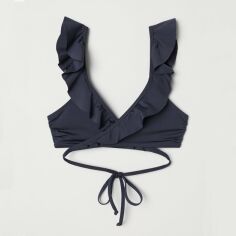 Акція на Верхня частина купальника жіноча H&M XAZ181079CUEW 38 Темно-синій від Rozetka