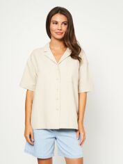 Акция на Сорочка жіноча Outhorn Shirt F020 OTHSS23TSHIF020-83S XL Бежева от Rozetka