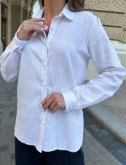 Акція на Сорочка жіноча Lilove 203-2 L Біла від Rozetka
