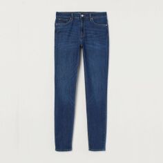 Акция на Джинси Skinny жіночі H&M XAZ404658EIQF 34 Темно-сині от Rozetka