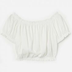 Акція на Топ жіночий H&M XAZ329896YGWR XL Білий від Rozetka