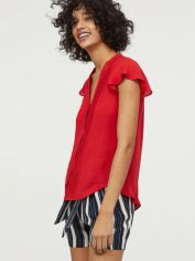 Акція на Блузка жіноча H&M XAZ168791DOAN 36 Червона від Rozetka