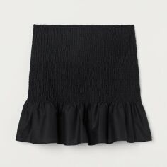Акція на Спідниця міні літня жіноча H&M XAZ324430JQEH L Чорна від Rozetka