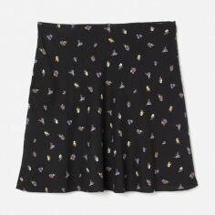 Акція на Спідниця міні літня жіноча H&M XAZ321478CLSX 44 Чорна від Rozetka