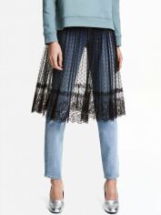 Акція на Спідниця H&M XAZ071668FXEM 34 Чорна від Rozetka