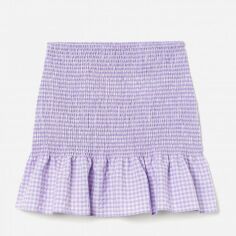 Акція на Спідниця H&M XAZ332344WTIH S Бузкова з білим від Rozetka