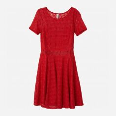 Акція на Плаття коротке літнє жіноче H&M XAZ134491ZIZA 46 Червоне від Rozetka