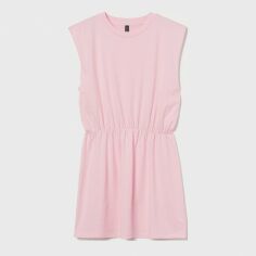 Акція на Плаття коротке літнє жіноче H&M XAZ326632OTVD S Рожеве від Rozetka