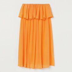Акція на Плаття коротке літнє жіноче H&M XAZ333657SQJH M/L Помаранчевий від Rozetka