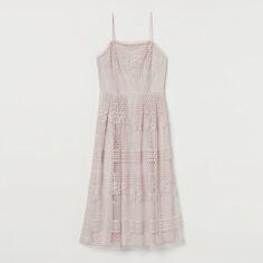 Акція на Сукня міді літня жіноча H&M XAZ342234LDLO 40 Пудрова від Rozetka