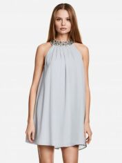Акція на Сукня коротка літня жіноча H&M XAZ083518IDLH 40 Блідо-блакитна з сріблястим від Rozetka
