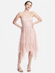 Акція на Сукня міді літня жіноча H&M XAZ105135BPND 36 Блідо-рожева від Rozetka