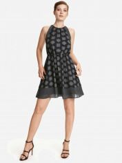 Акція на Плаття коротке осіннє жіноче H&M XAZ062179TGMT 46 Чорне з білим від Rozetka