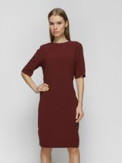 Акція на Сукня міді осіння жіноча H&M XAZ057519QTOG 40 Бордова від Rozetka