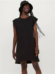 Акція на Сукня-футболка міді осіння жіноча H&M XAZ322441MHZG XS Чорна від Rozetka