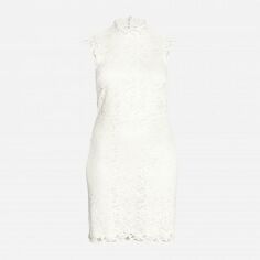 Акція на Плаття коротке літнє жіноче H&M XAZ173108AGFZ 48 Біле від Rozetka