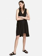 Акція на Сукня коротка літня жіноча H&M XAZ082092VMRR 38 Чорна від Rozetka