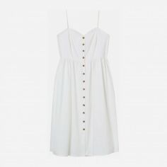 Акція на Сукня коротка літня жіноча H&M XAZ389385TNPG 4XL Біла від Rozetka